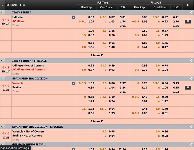 soccer odds hk